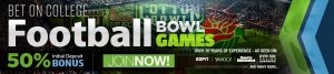 Football Bowl Games 50% Bonus