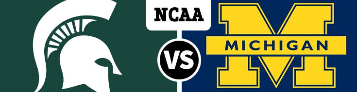 Michigan State Spartans vs. Michigan Wolverines NCAA football betting matchup