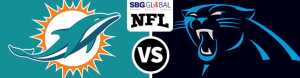 Carolina Panthers are nine-point American football betting favorites versus the Miami Dolphins