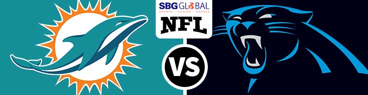 Carolina Panthers are nine-point American football betting favorites versus the Miami Dolphins