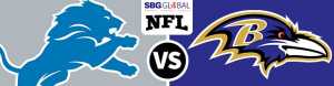 Detroit Lions and the Baltimore Ravens will meet on NFL Week 13, Latest Odds are here.