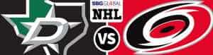 Carolina Hurricanes are NHL live betting favorites against the Dallas Stars