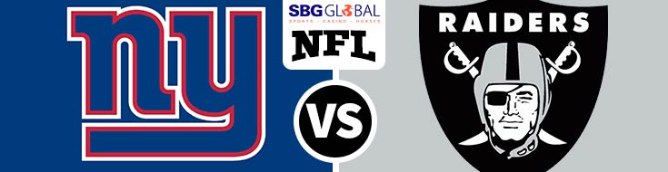 NFL Week 13 Odds - Giants are nine-point underdogs against the Raiders