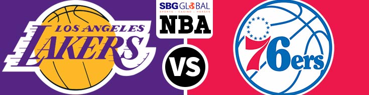 NBA Betting Odds Lakers Versus 76ers