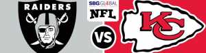 American Football betting Odds Kansas City Chiefs vs. Oakland Raiders