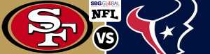 Houston Texans betting favorites againts San Francisco 49ers for NFL Week 14