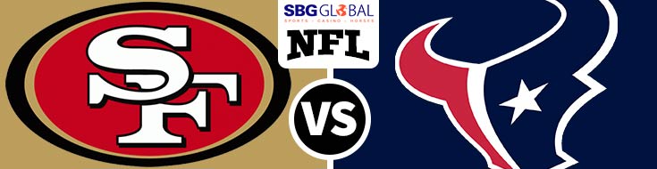 Houston Texans betting favorites againts San Francisco 49ers for NFL Week 14