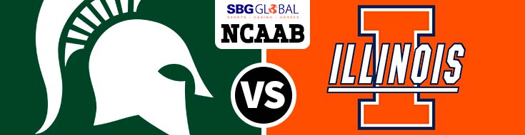 Michigan State Spartans vs Illinois Fighting Illini NCAA Basketball betting