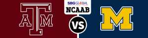 Texas A&M Aggies vs. Michigan Wolverines Latest odds and predictions on Sweet Sixteen 2018 Edition
