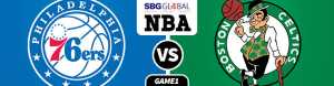 Philadelphia 76ers vs. Boston Celtics Betting lines Game 1 Playoffs NBA