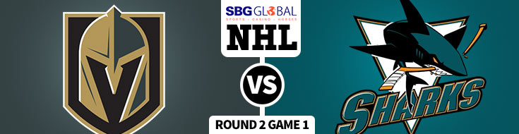 Vegas Golden Knights vs. San Jose Sharks Round 2 Game 1 Latest Odds and Picks