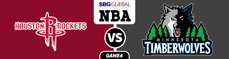 Houston Rockets vs. Minnesota Timberwolves Game 4 Latest Odds and predictions