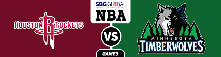 NBA Playoffs Game 3 Odds and Predictions Houston Rockets vs. Minnesota Timberwolves