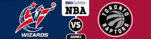 Washington Wizards vs. Toronto Raptors NBA Playoffs Game 2 odds and predictions