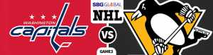 washington capitals vs pittsburgh Penguins game 3 NHL playoff lines