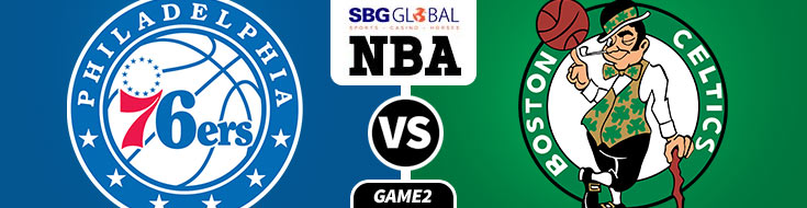 Philadelphia 76ers vs. Boston Celtics Game 2 NBA Playoffs Betting