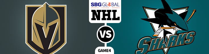 Vegas Golden Knights vs. San Jose Sharks betting odds and picks for NHL playoffs Game 4