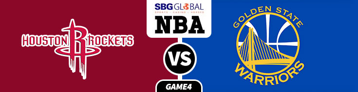 Houston Rockets vs. Golden State Warriors Conference Finals Game 4 betting odds and picks