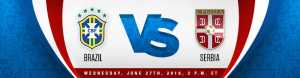 Brazil vs. Serbia World Cup betting