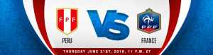 Peru vs. France World Cup Odds and predictions