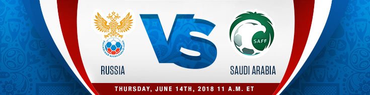 Russia vs. Saudi Arabia 2018 World Cup Betting Odds