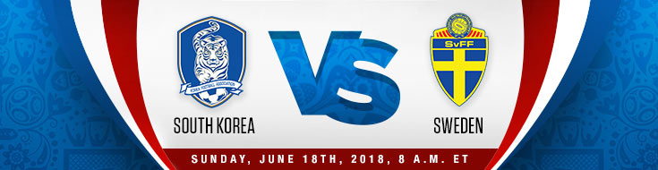 South Korea vs. Sweden World Cup betting lines