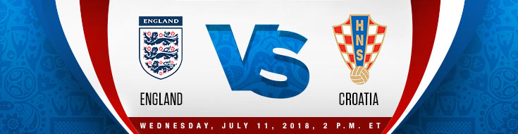 England vs. Croatia World Cup Semi Finals betting odds and preview