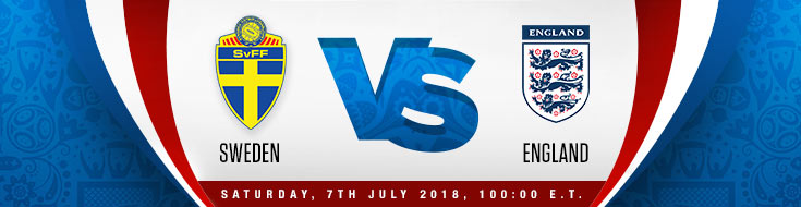 Sweden vs. England World Cup Quarter Finals Betting analysis and odds