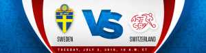 World Cup betting Round of 16 Sweden vs. Switzerland