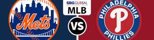 New York Mets vs. Philadelphia Phillies baseball odds