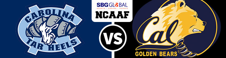 North Carolina Tar Heels vs. California Golden Bears Sept 1st