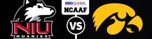 Northern Illinois Huskies vs. Iowa Hawkeyes Saturday September 1st