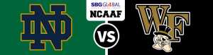 Notre Dame Fighting Irish vs. Wake Forest Demon Deacons