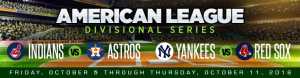 American League Divisional Series Baseball Betting Games Begin Friday