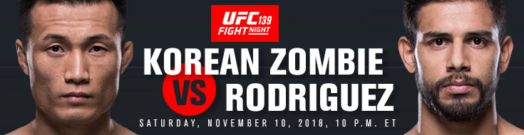 UFC Fight Night 139 Korean Zombie vs. Rodriguez