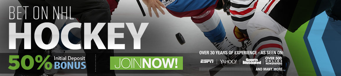Bet on NHL Hockey 50% Bonus