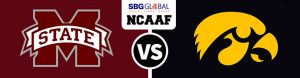 Outback Bowl Mississippi State Bulldogs vs. Iowa Hawkeyes
