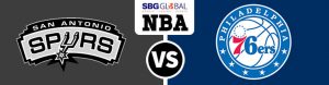 San Antonio Spurs vs. Philadelphia 76ers