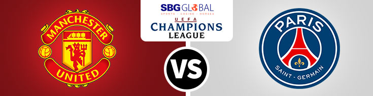 UEFA Champions League Soccer Betting Manchester United vs. Paris Saint-Germain