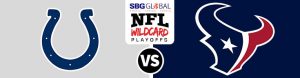 Indianapolis Colts vs. Houston Texans - NFL Wild Card Playoffs betting