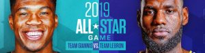2019 NBA All Star Game Team Giannis vs. Team LeBron