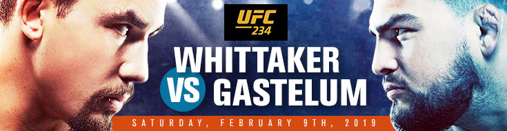 UFC 234 Whittaker vs. Gastelum from Australia