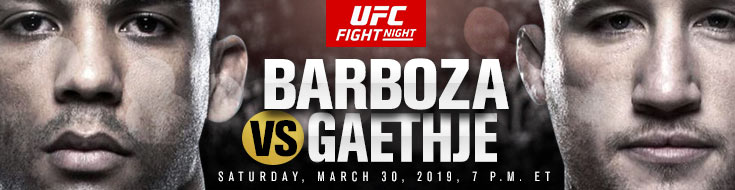 Barboza Opens as UFC Betting Odds Favorite to Gaethje