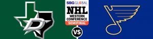Dallas Stars vs. St. Louis Blues Western Conference Semifinal
