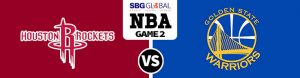 Houston Rockets vs. Golden State Warriors Game 2
