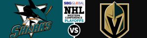 San Jose Sharks vs. Vegas Golden Knights NHL Western Conference Playoffs Odds