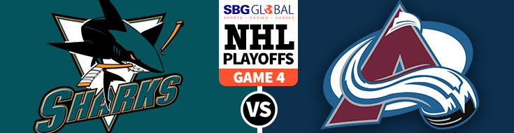 San Jose Sharks vs. Colorado Avalanche Game 4