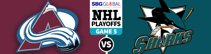 Colorado Avalanche vs. San Jose Sharks Game 5