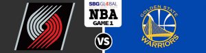 Portland Trail Blazers vs. Golden State Warriors Game 1