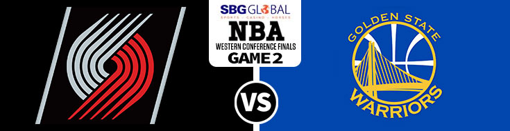 Portland Trail Blazers vs. Golden State Warriors Game 2